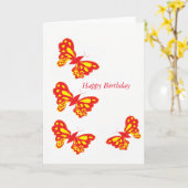 Geburtstagskarte Karte (Gelbe Blume)