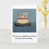 Geburtstagskarte Karte (Gelbe Blume)