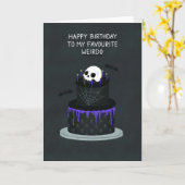 Geburtstagskarte Karte (Gelbe Blume)