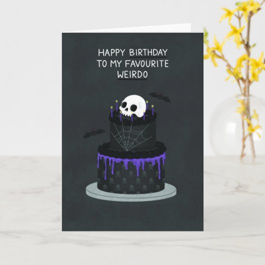 Geburtstagskarte Karte (Gelbe Blume)