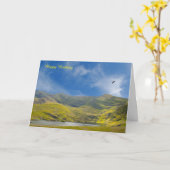 Geburtstagskarte Karte (Gelbe Blume)