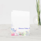 Geburtstagskarte Karte (Rückseite)