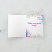 Geburtstagskarte Karte (Innenseite)