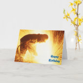 Geburtstagskarte Karte (Gelbe Blume)