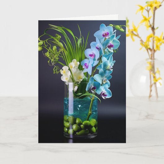 Geburtstagskarte Karte (Gelbe Blume)