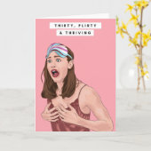 Geburtstagskarte Karte (Gelbe Blume)