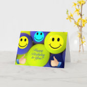 Geburtstagskarte Karte (Gelbe Blume)