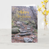 Geburtstagskarte Karte (Gelbe Blume)