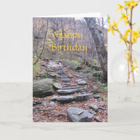 Geburtstagskarte Karte (Gelbe Blume)