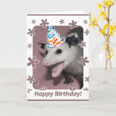 Geburtstagskarte Karte (Gelbe Blume)