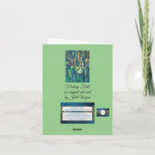 Geburtstagskarte Karte (Rückseite)