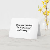 Geburtstagskarte Karte (Gelbe Blume)