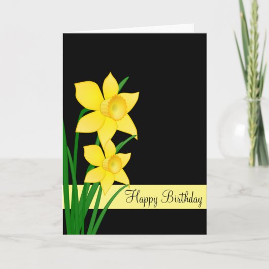 Geburtstagskarte Karte (Vorderseite)