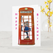 Geburtstagskarte Karte (Gelbe Blume)