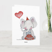 Geburtstagskarte Karte (Rückseite)