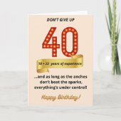 Geburtstagskarte Karte (Vorderseite)