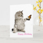 Geburtstagskarte Karte (Gelbe Blume)