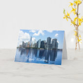 Geburtstagskarte Karte (Gelbe Blume)