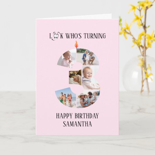 Geburtstagskarte Karte (Gelbe Blume)