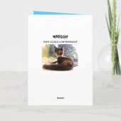 Geburtstagskarte Karte (Rückseite)