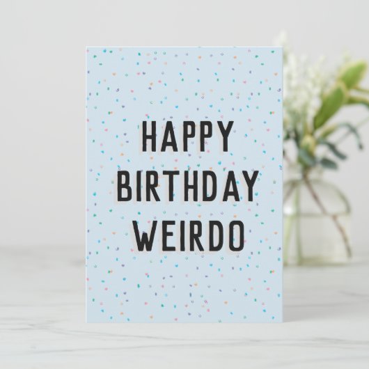 Geburtstagskarte Karte (Stehend Vorderseite)