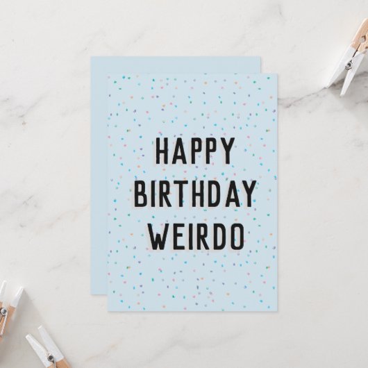 Geburtstagskarte Karte (Vorderseite/Rückseite Beispiel)