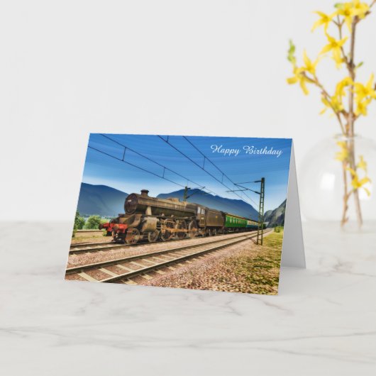 Geburtstagskarte Karte (Gelbe Blume)