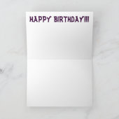 Geburtstagskarte Karte (Innenseite)