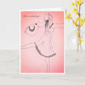 Geburtstagskarte Karte (Gelbe Blume)