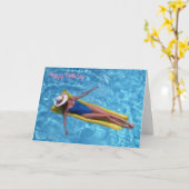 Geburtstagskarte Karte (Gelbe Blume)