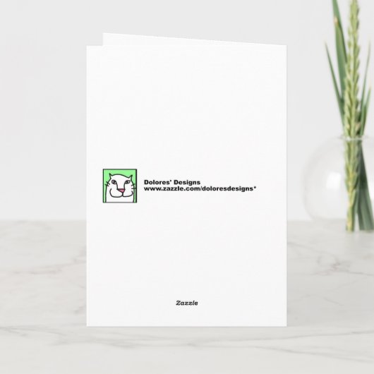 Geburtstagskarte Karte (Rückseite)