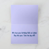 Geburtstagskarte Karte (Innenseite)