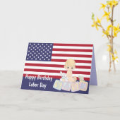 Geburtstagskarte Karte (Gelbe Blume)