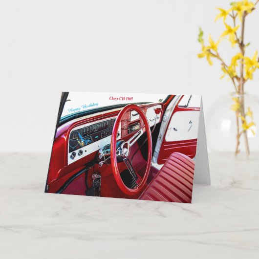 Geburtstagskarte Karte (Gelbe Blume)