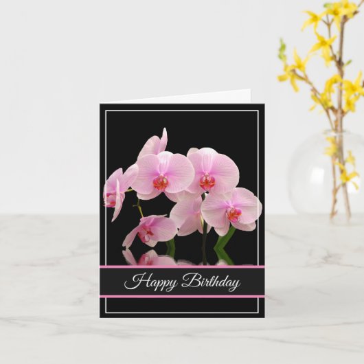 Geburtstagskarte Karte (Gelbe Blume)