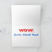 Geburtstagskarte Karte (Innenseite)