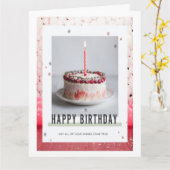 Geburtstagskarte Karte (Gelbe Blume)