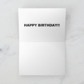 Geburtstagskarte Karte (Innenseite)