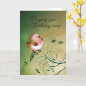 Geburtstagskarte Karte (Gelbe Blume)