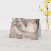 Geburtstagskarte Karte (Gelbe Blume)