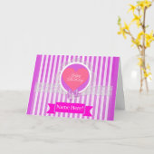 Geburtstagskarte Karte (Gelbe Blume)