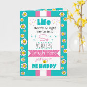 Geburtstagskarte Karte (Gelbe Blume)