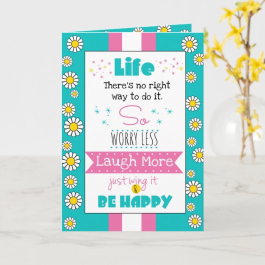 Geburtstagskarte Karte (Gelbe Blume)