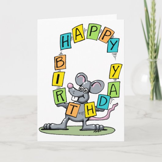 Geburtstagskarte Karte (Vorderseite)