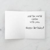 Geburtstagskarte Karte (Innenseite)