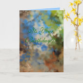 Geburtstagskarte Karte (Gelbe Blume)