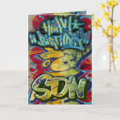 Geburtstagskarte Karte (Gelbe Blume)