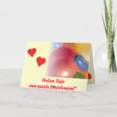 Geburtstagskarte Karte (Rückseite)