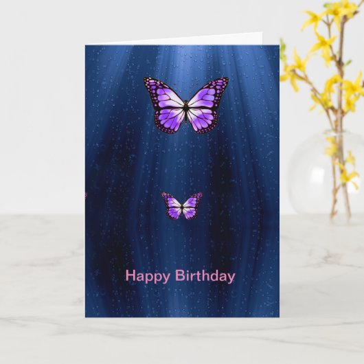 Geburtstagskarte Karte (Gelbe Blume)