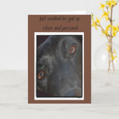 Geburtstagskarte Karte (Gelbe Blume)